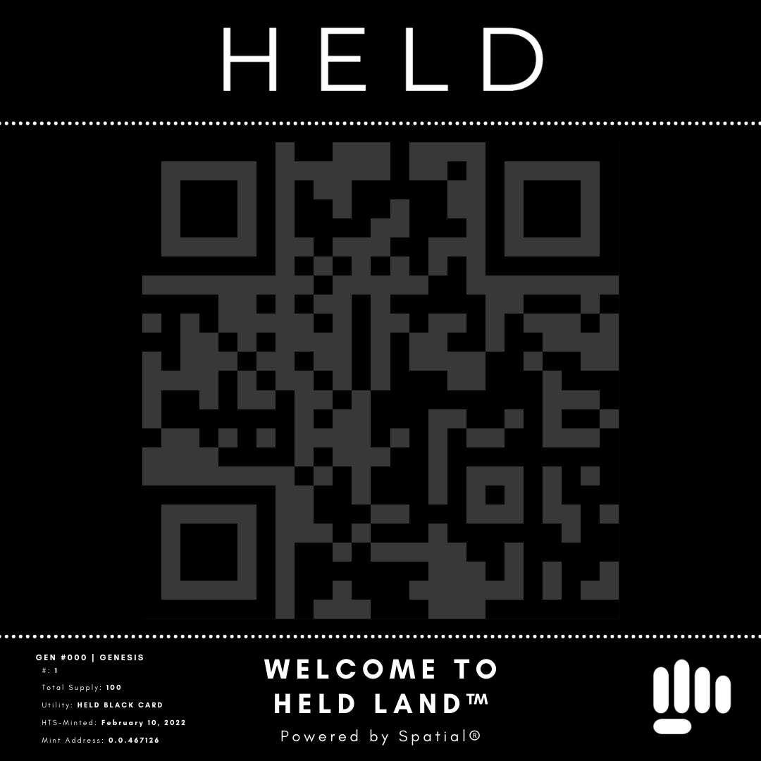 HBAR NFT Collection WELCOME TO HELD.LAND